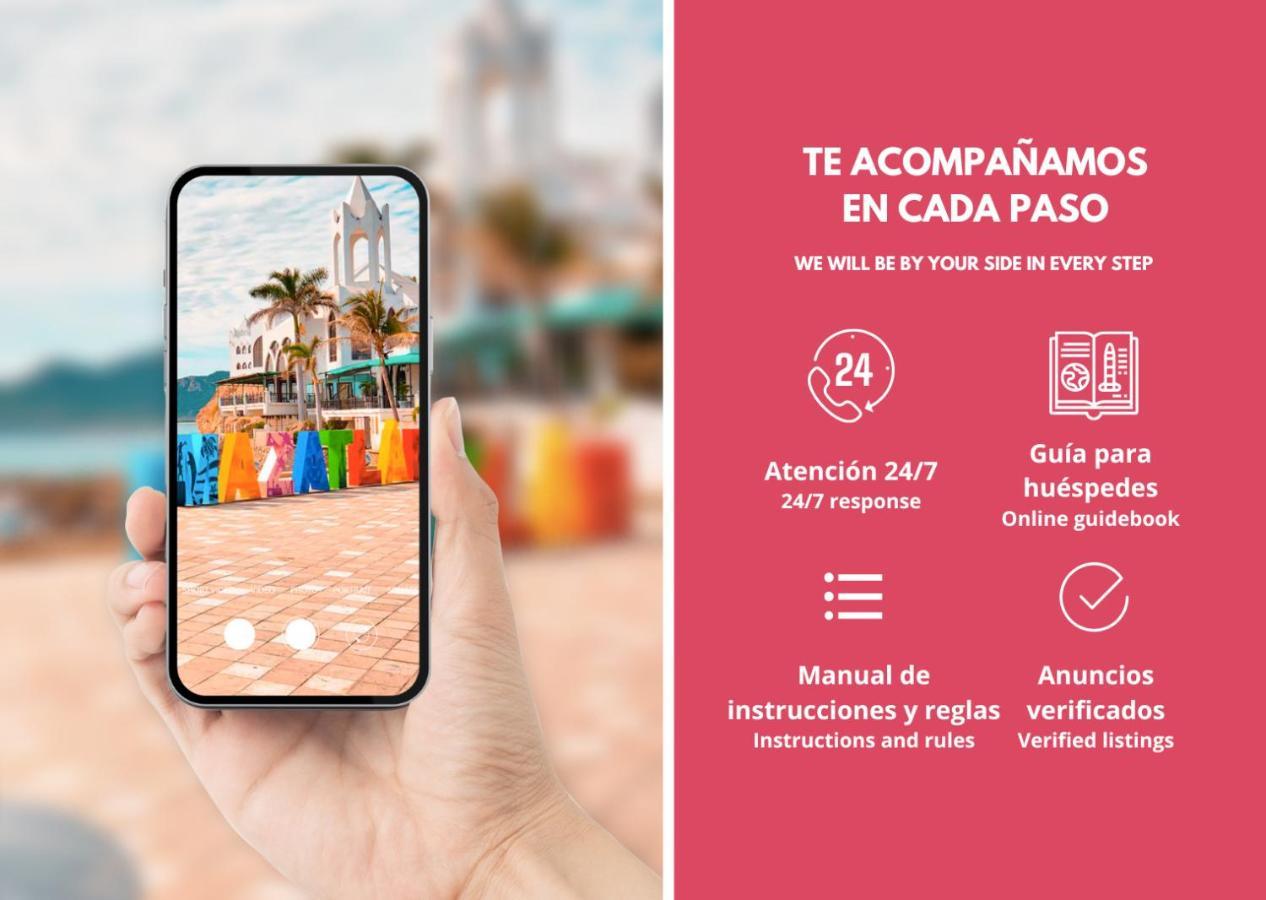 ¡nuevo! Depto. Céntrico Con Alberca Y Jacuzzi * Mazatlán